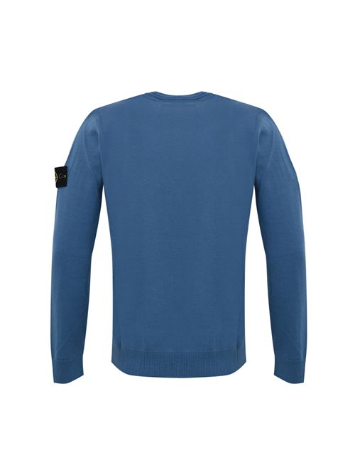 Maglione 5100071 in pura lana RWS Steel Blue STONE ISLAND | 5100071S00C4V002B